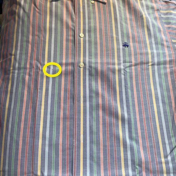 Brooks Brothers 346 Large, multi color shirt - Picture 3 of 5